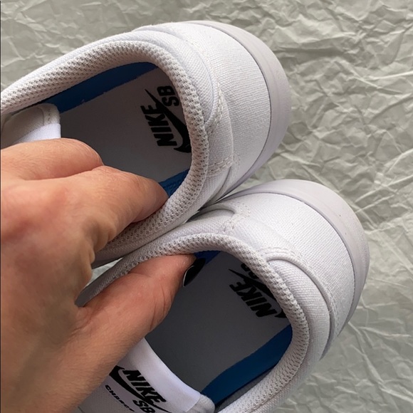 NWT Nike SB charge triple white - Picture 9 of 10